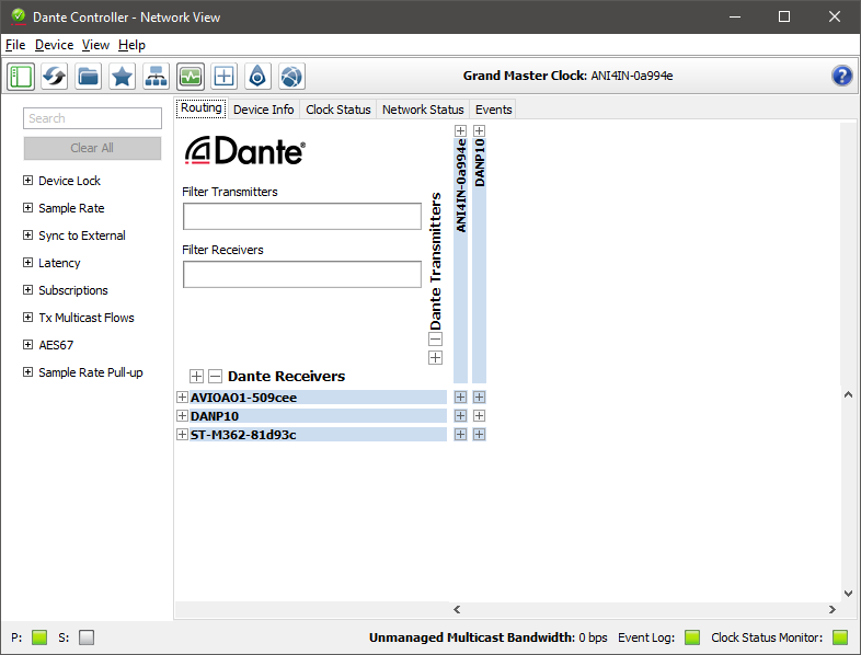 DC Main Window