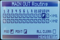 Zoom F4 main out routing