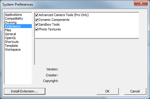 Sketchup - Install extension 1